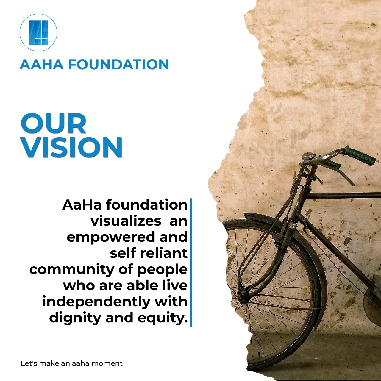 Aaha Foundation campaign — Redesign Canvas featured work