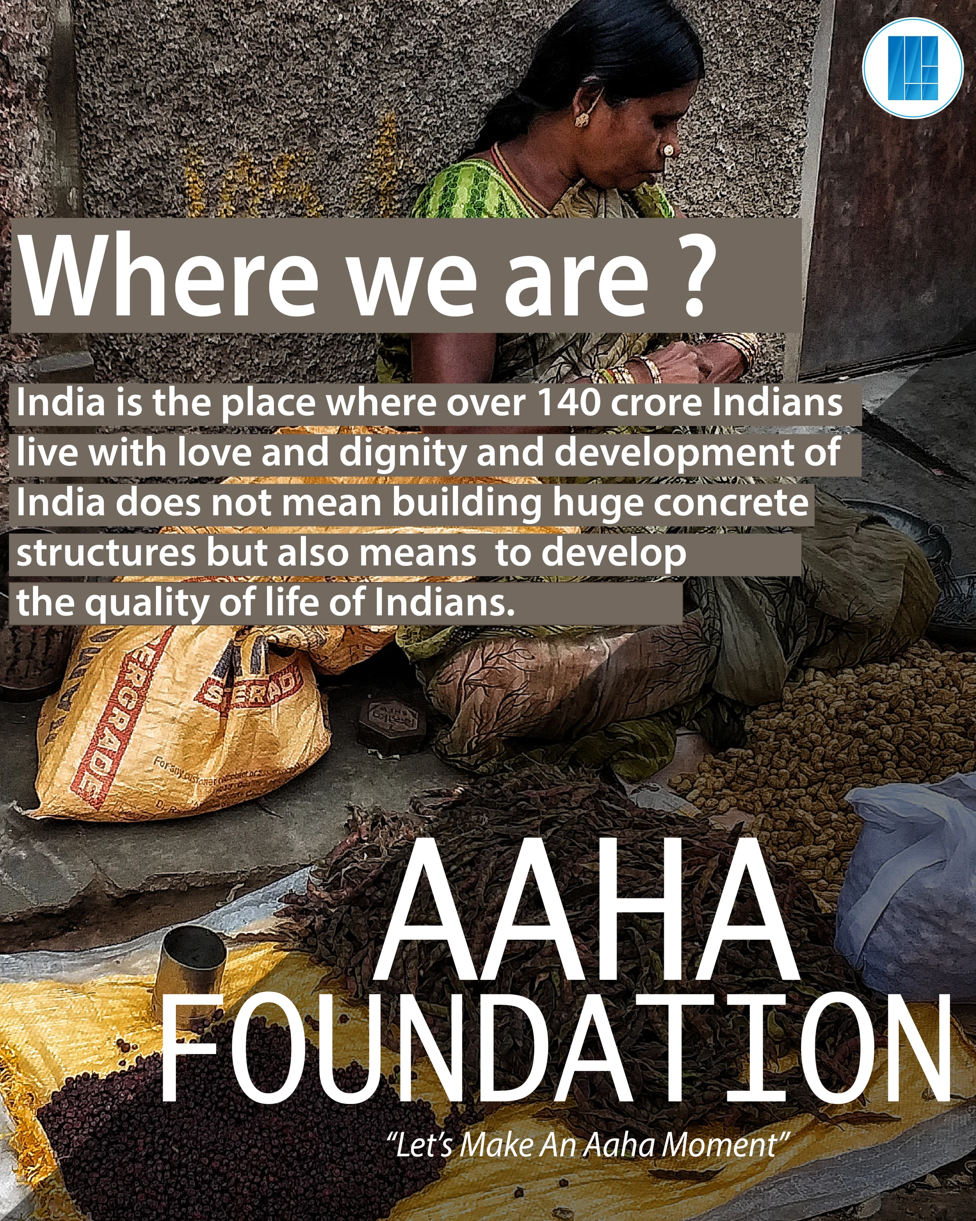 Aaha Foundation campaign — Redesign Canvas featured work